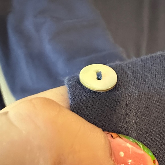 ALISON SHERI | Navy Blue Asymmetrical Hem Women's Top - Picture 7 of 12